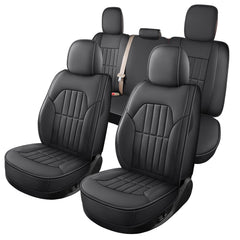 Truckiipa front seat cover set with vegan leather protects Ram seats from wear.