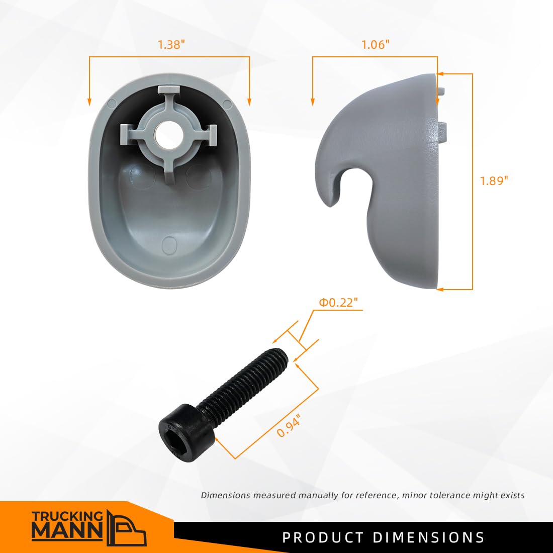 Truckingmann visor clip installation simplifies upgrading Kenworth and Peterbilt interiors