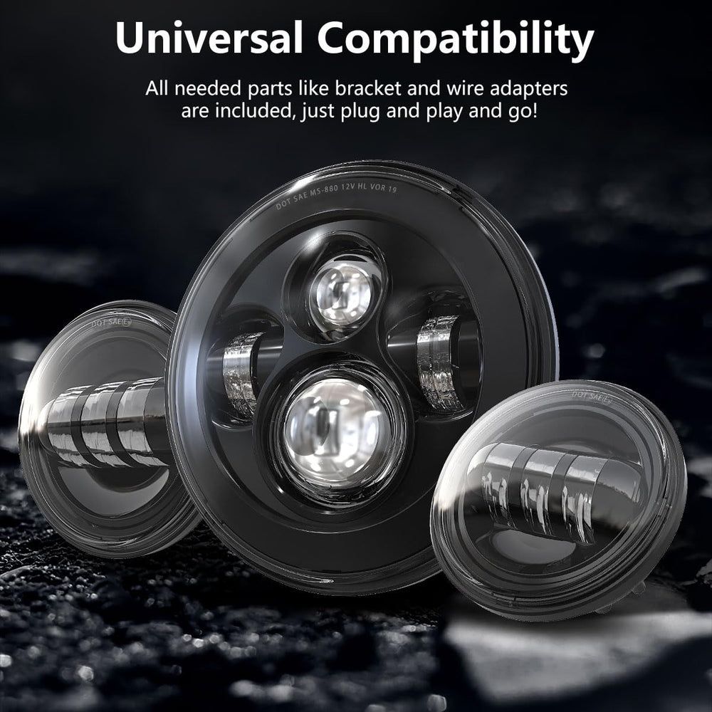 TRUCKMALL bundle contents including headlight and fog lights