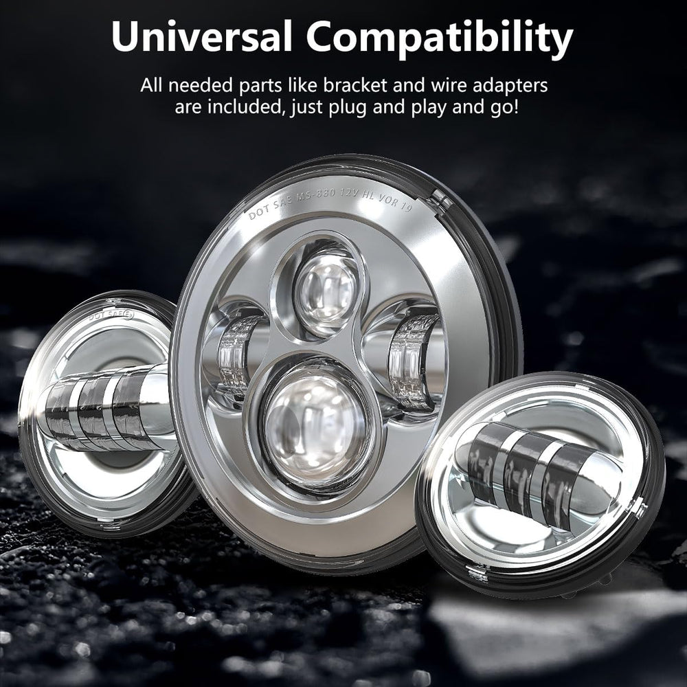 TruckMALL motorcycle lighting upgrade ready for installation