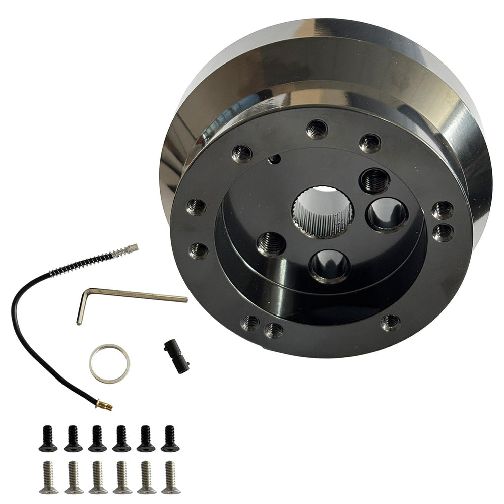 Trucktok 56-hole hub adapter closeup, showing durable aluminum construction for reliable mounting.