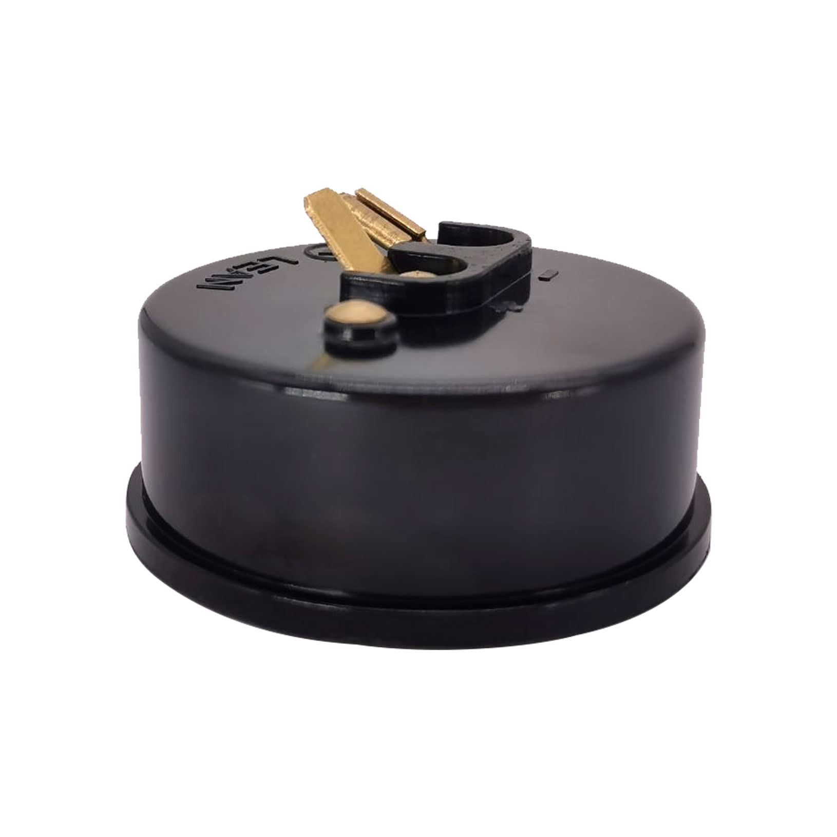 Trucktok choke cap in package with bolts and gaskets for installation.