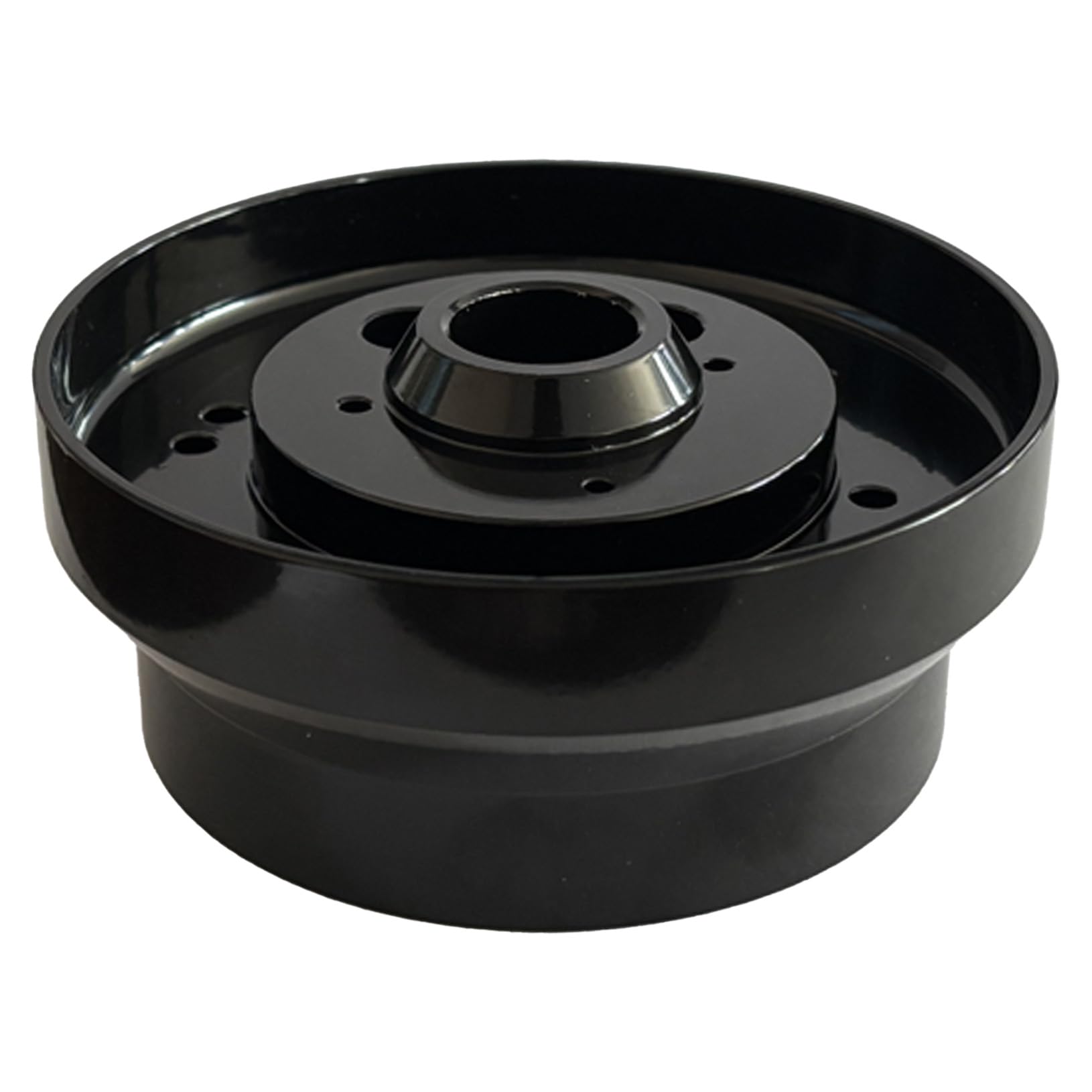 Trucktok electroplated aluminum hub, offering corrosion resistance in rugged conditions.