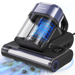 Trucozie mattress vacuum with UV-C light for deep fabric sanitation and odor control.