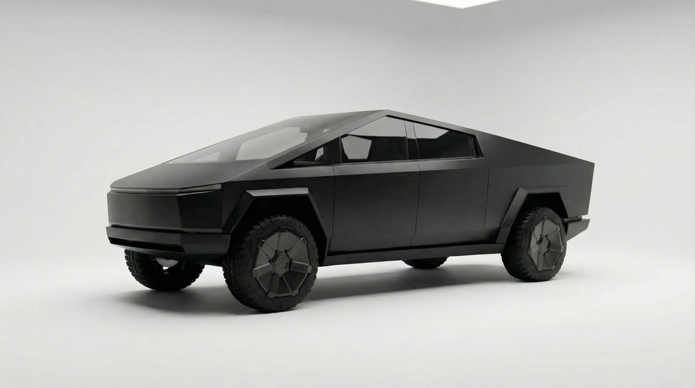 TRUE LINE Automotive 3M 2080 matte black wrap on a door panel shows premium styling.
