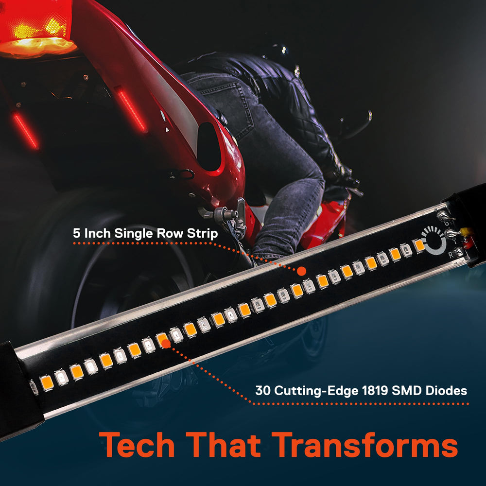 ONLINE LED STORE True Mods amber turn signal clearly indicates your next move.