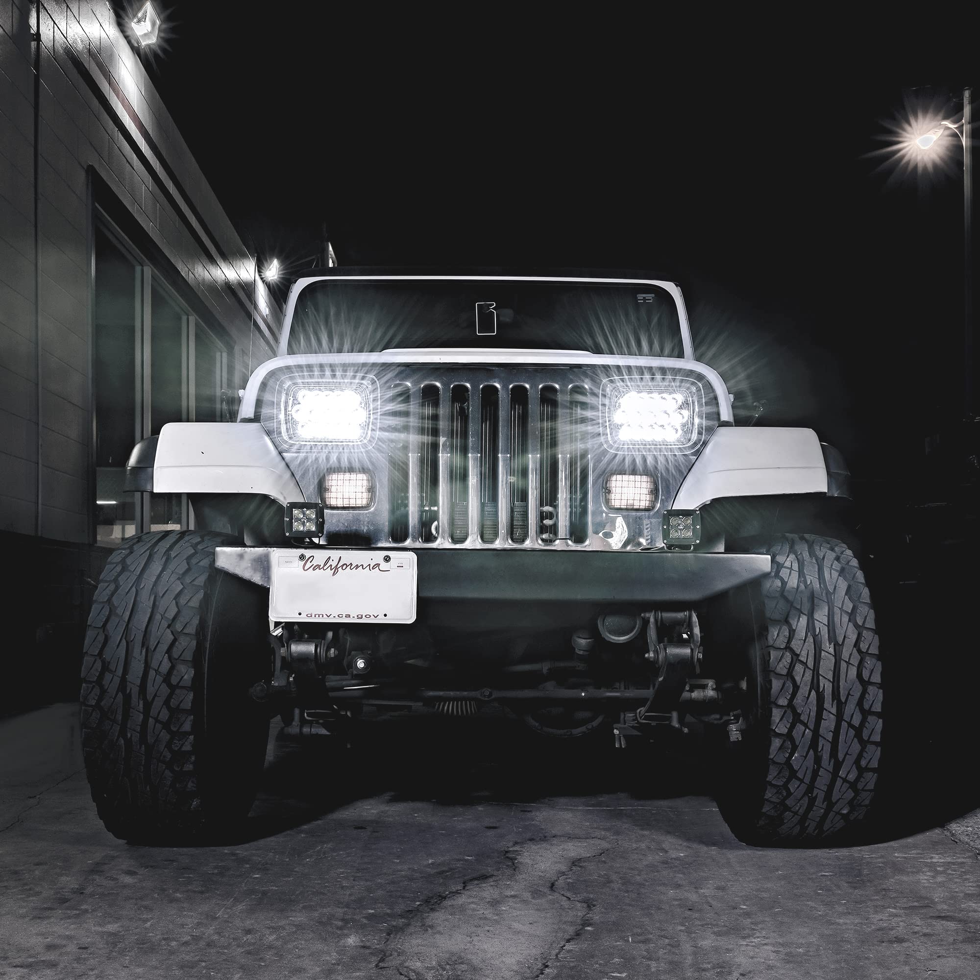 True Mods H6054 chrome headlight housing detail highlights rugged build
