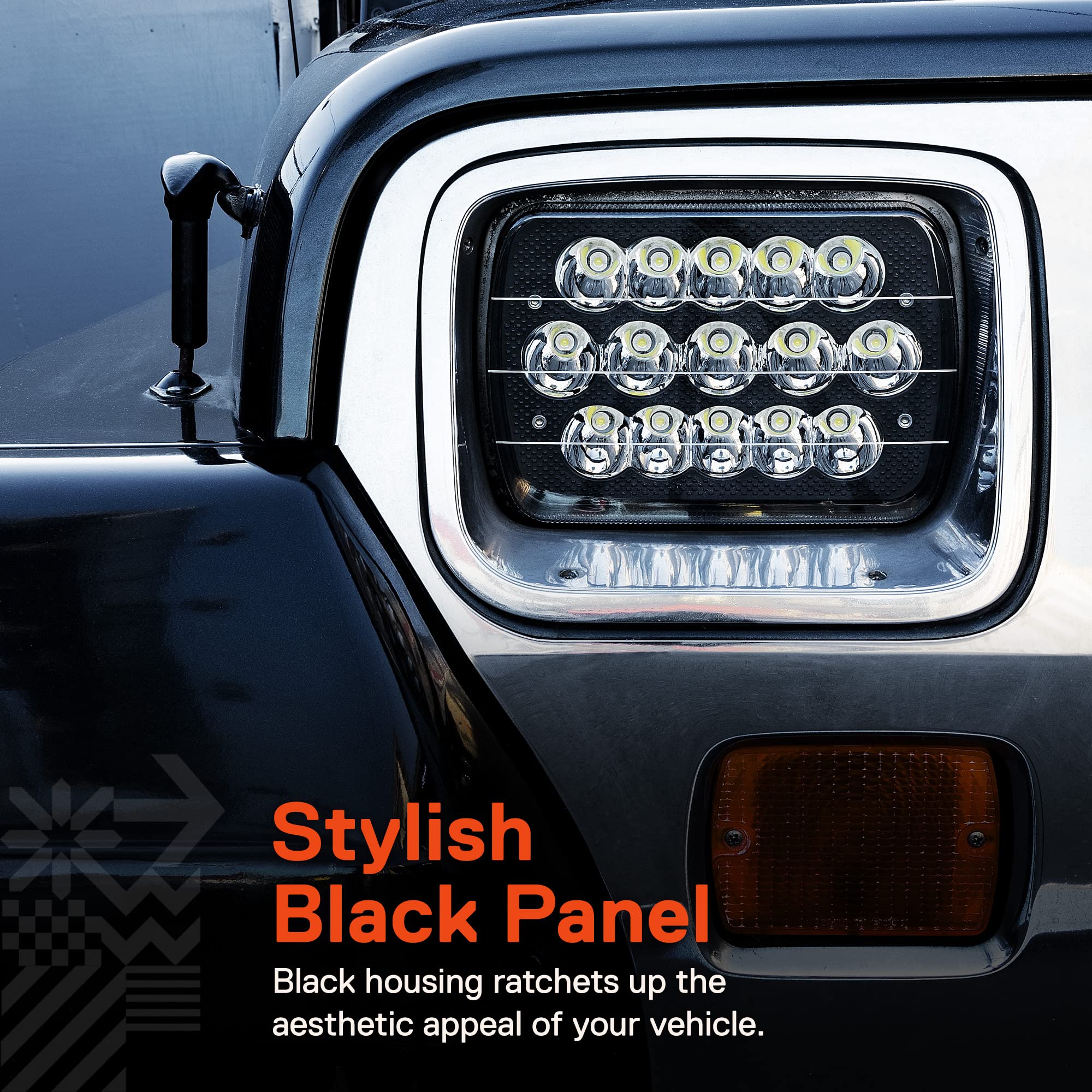 TRUE MODS H6054 sealed beam highlights high-contrast illumination for safer highway use.