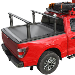 Trumgeta ladder rack installed without drilling on a full-size truck.