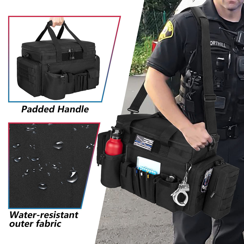 Trunab Patrol Bag heavy-duty polyester provides durable patrol-ready construction.