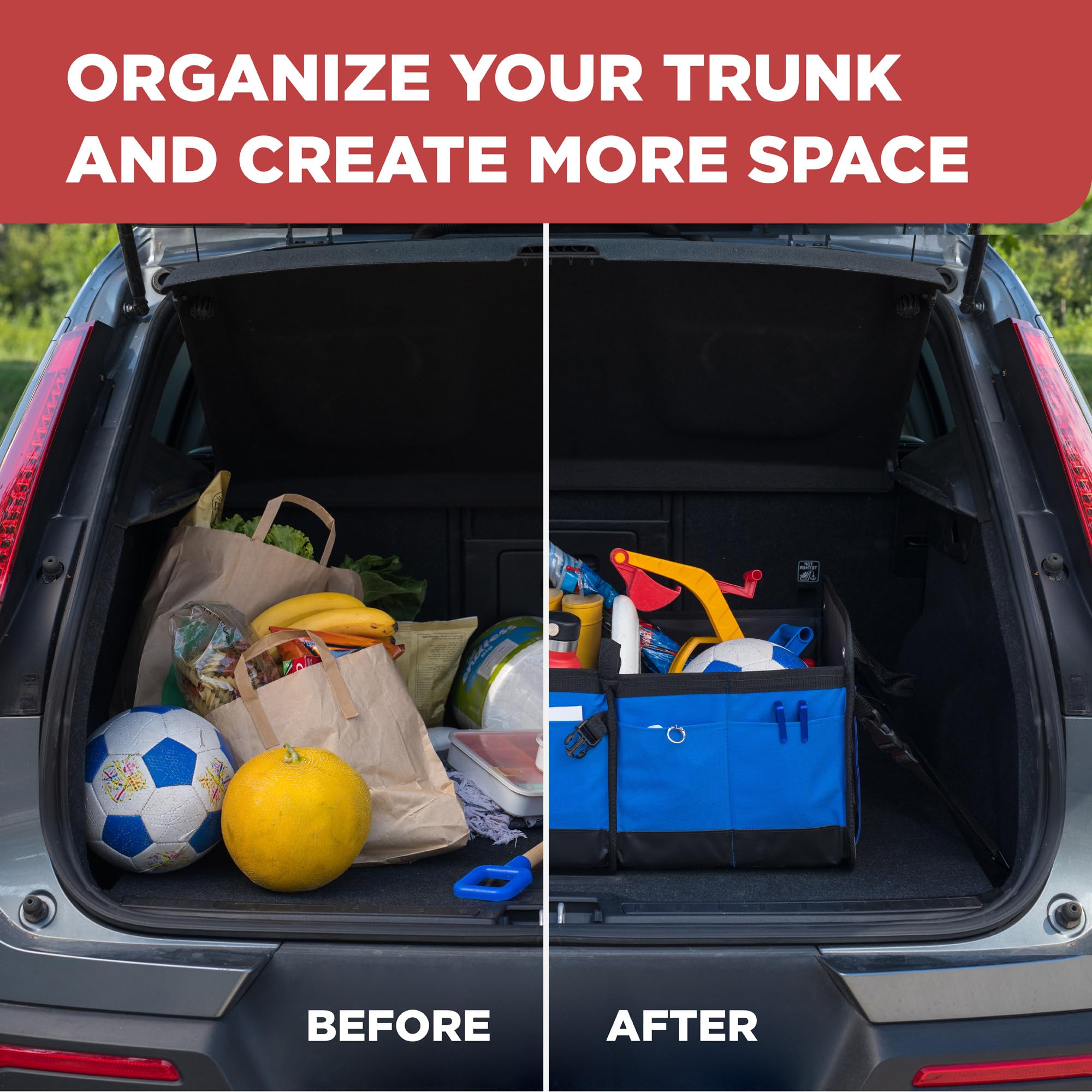 TRUNKCRATEPRO collapsible design folds when not in use for compact storage.