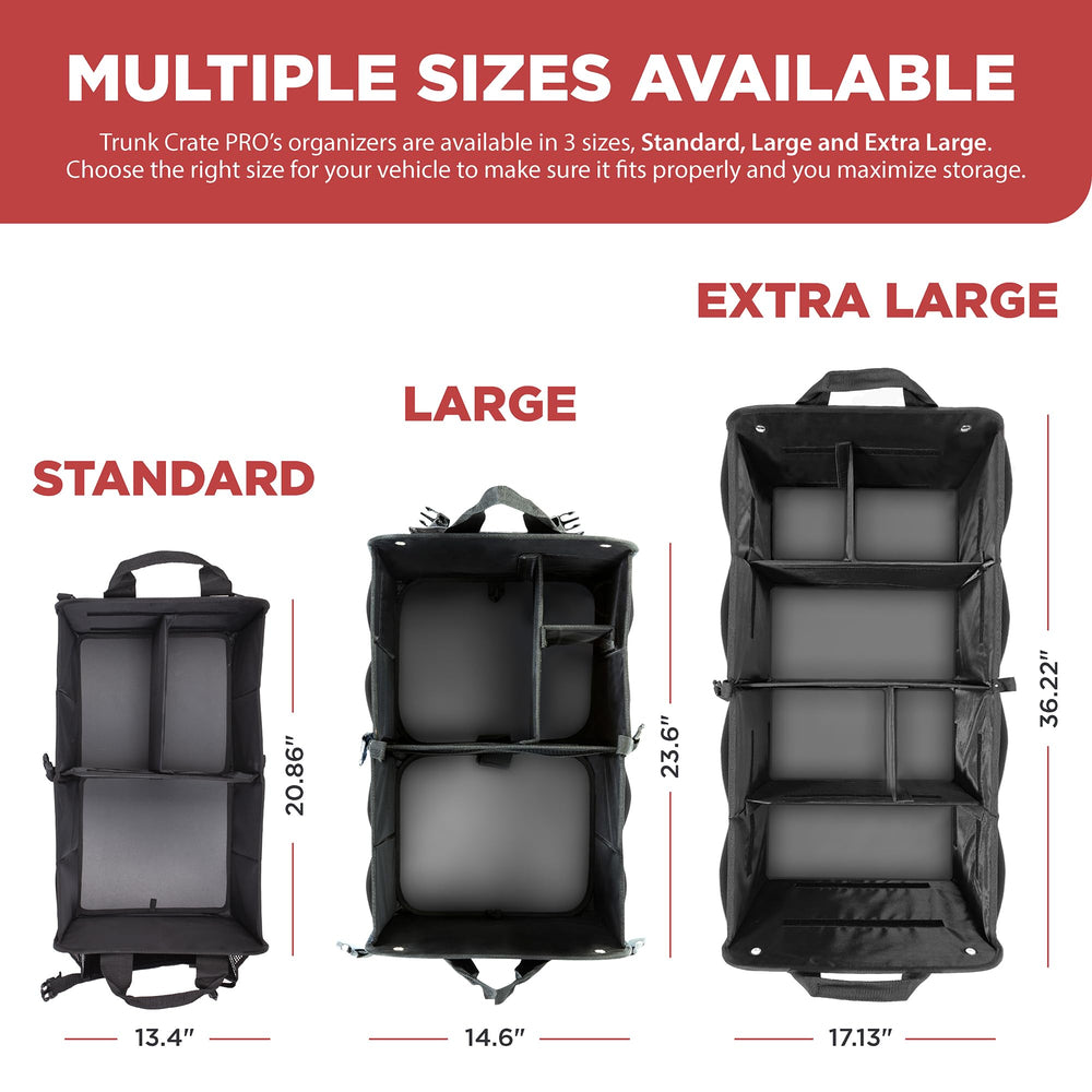 TRUNKCRATEPRO durable construction withstands daily vehicle use.