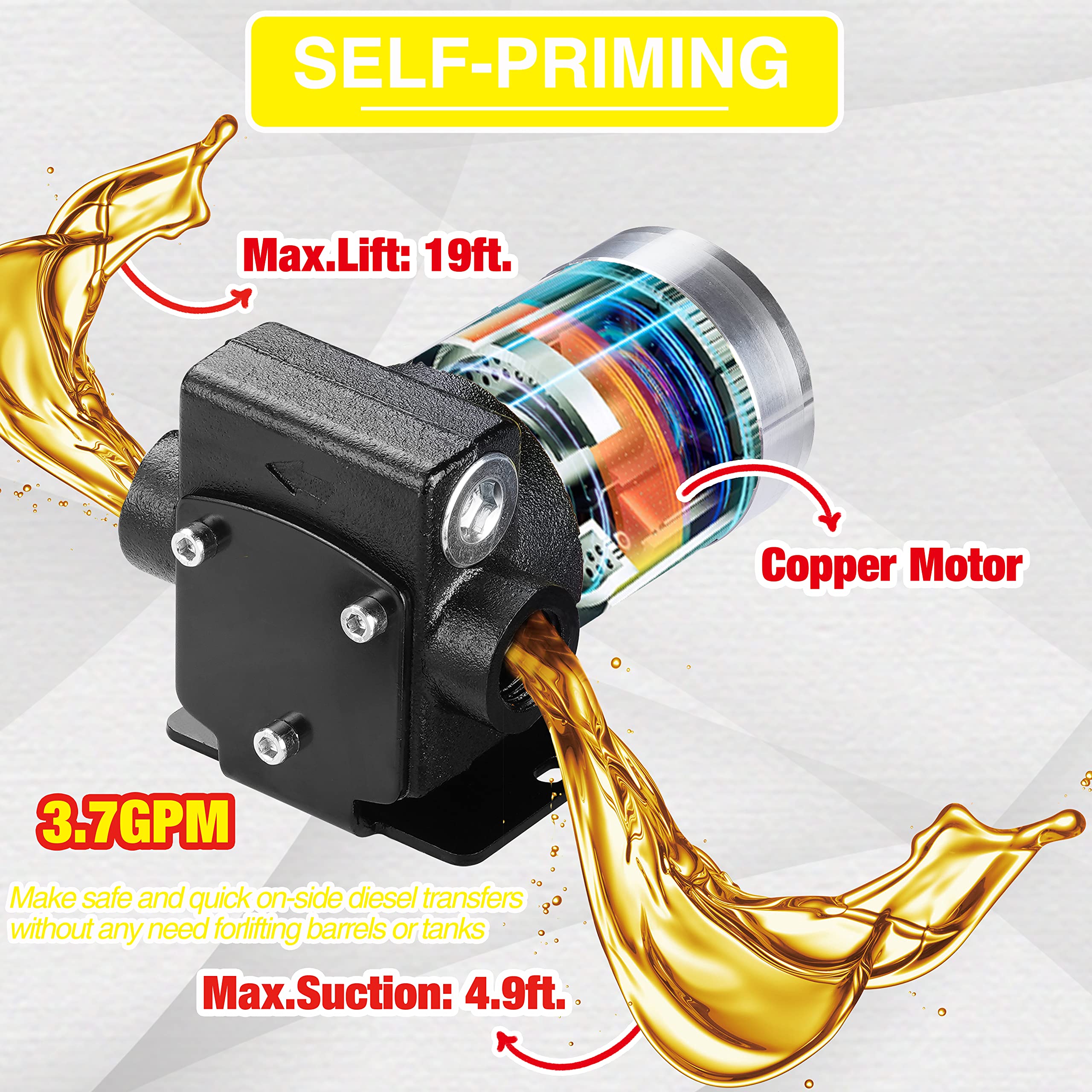 TRUPOW copper motor windings for reliable performance.