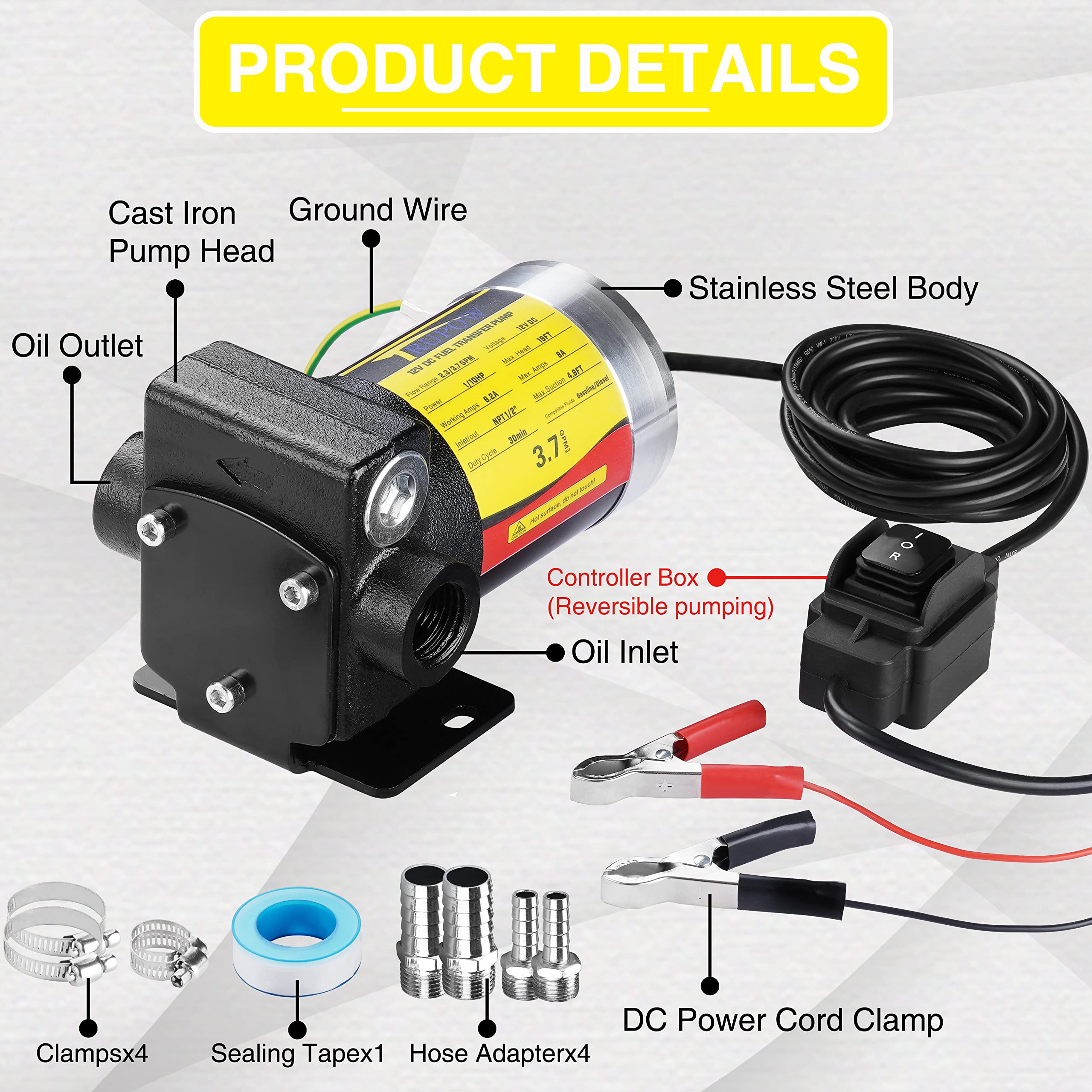TRUPOW reversible pumping switch enabling bidirectional fuel transfer.