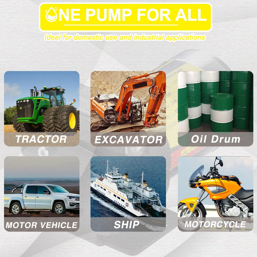 TRUPOW versatile pump suitable for gasoline, diesel, and kerosene applications.