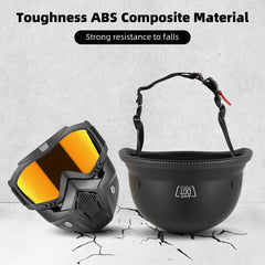 Trusterthee lightweight helmet design reduces rider fatigue.