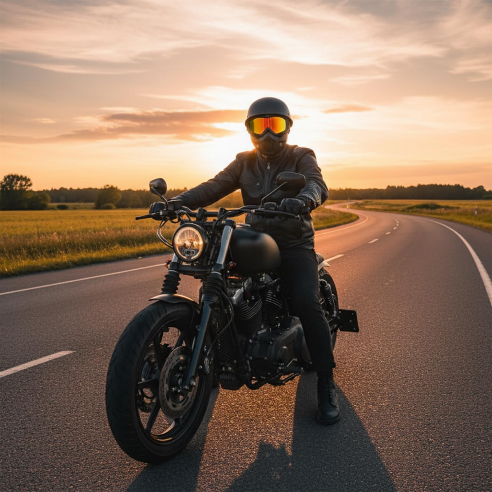 TRUSTERTHEE lightweight half helmet demonstrates comfortable fit