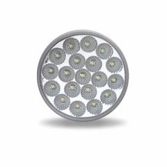 Trux TLED-4X40 back view highlights white backup LED integration for reverse signaling