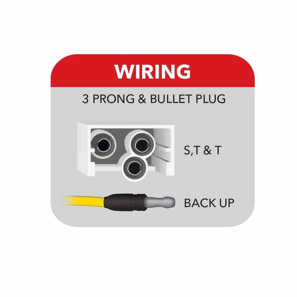 Trux TLED-4X40 compact-fit design fits standard 4-inch housings