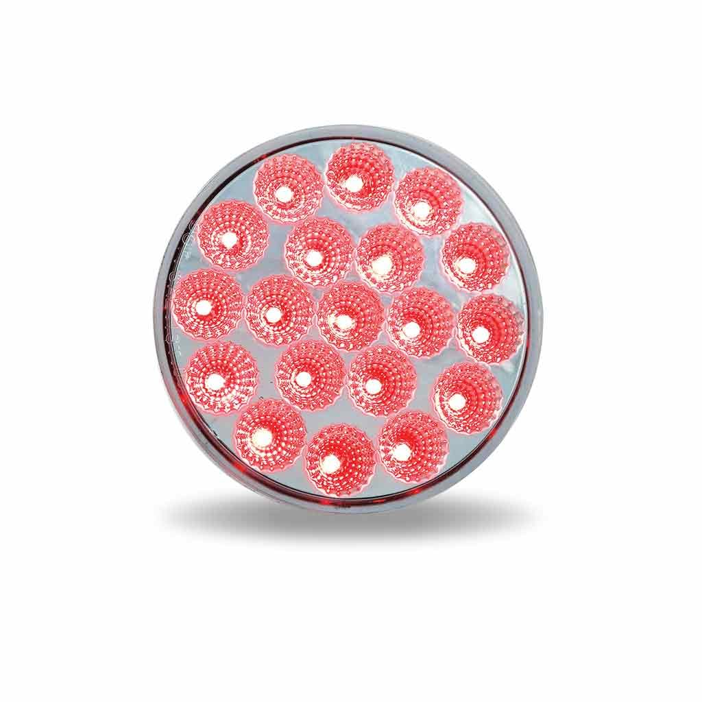 Trux TLED-4X40 lens detail showcases clear stop/turn/tail signaling with 19 diodes