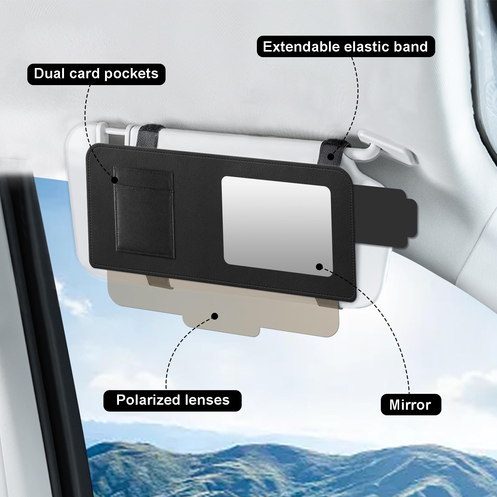 Tsendi tool-free installation clips on in seconds for universal fit.