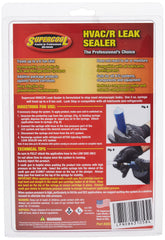 TSI Supercool 2-ounce syringe shown sealing a refrigerant leak.