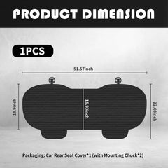 TSIEBRV back seat cover anti-slip bottom prevents movement during braking