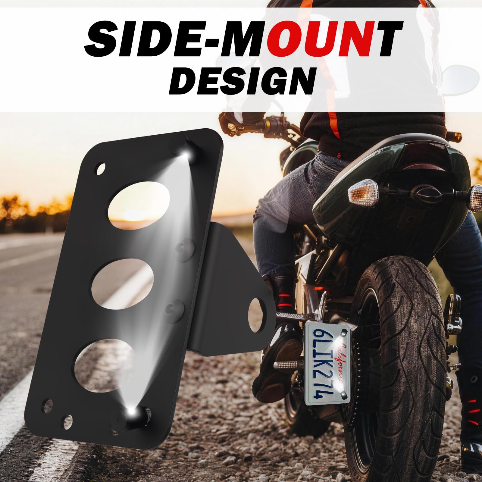 TSIEBRV curved side-mount design frees space under the rear