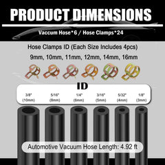TSIEBRV hoses in multiple diameters for precise routing