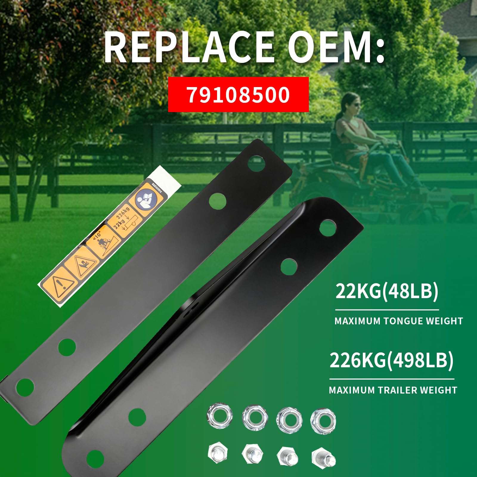 Tsingfong hitch kit mounting hardware set for easy setup