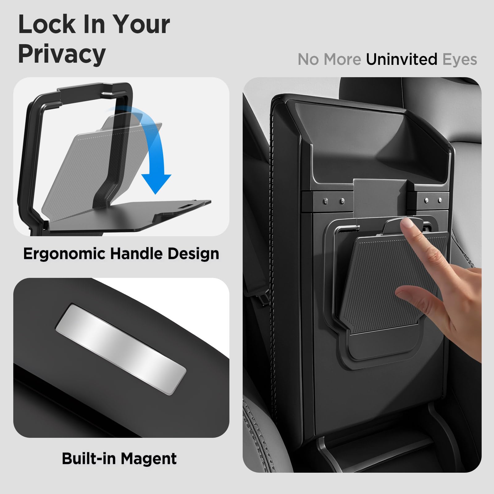 TSLDRV ABS plastic construction of center console tray