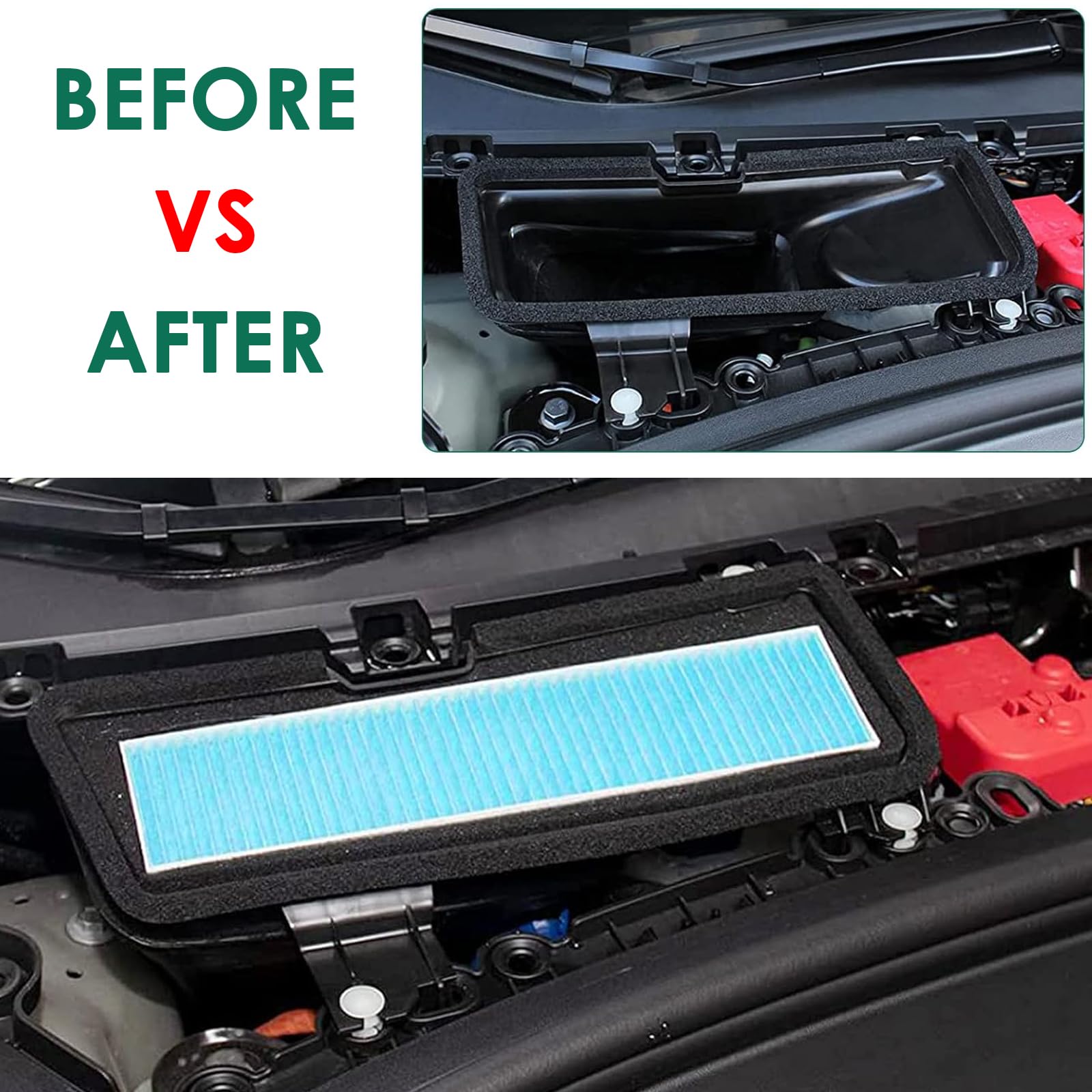 TSTESE air intake protector cover fits Tesla Model 3 precisely.