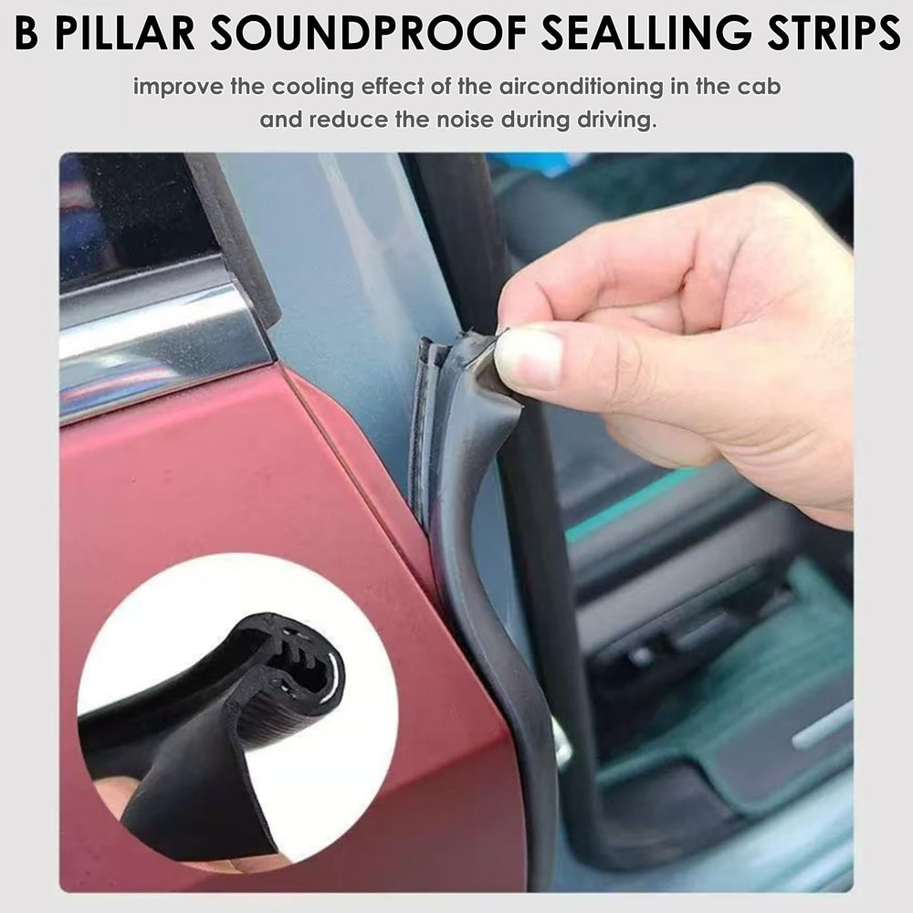 TSTESE b-pillar seal clip-in design for secure installation