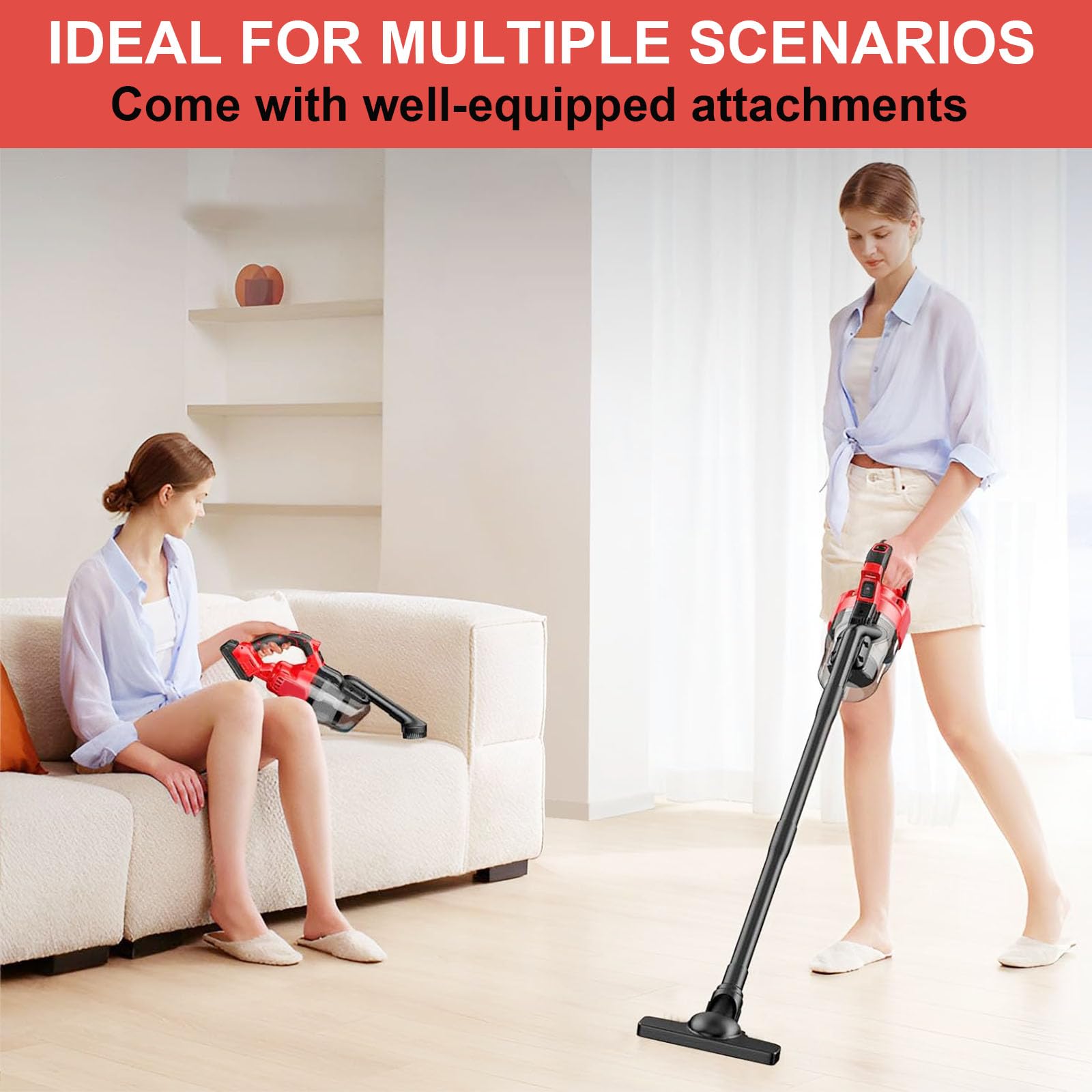 Tsuicaty 700ml bin suits longer cleaning sessions at home or in the car.