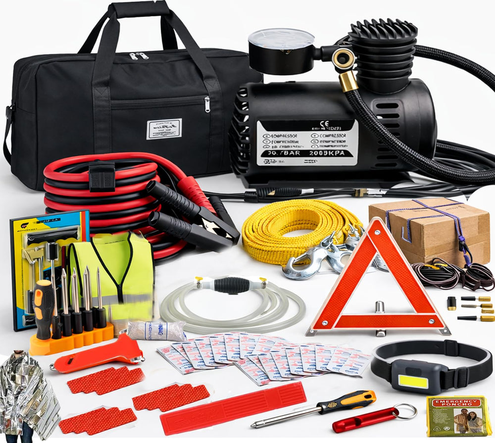 TSUNDERE L jumper cables kit showing strong clamps for reliable jump starts
