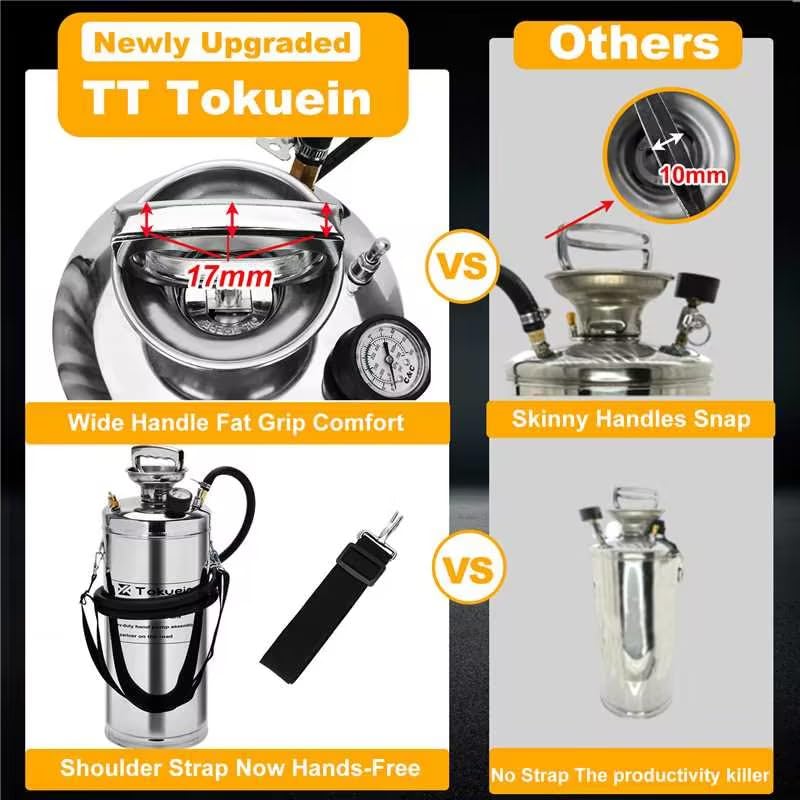 TT Tokuein digital pressure gauge clearly shows fuel pressure for accurate priming