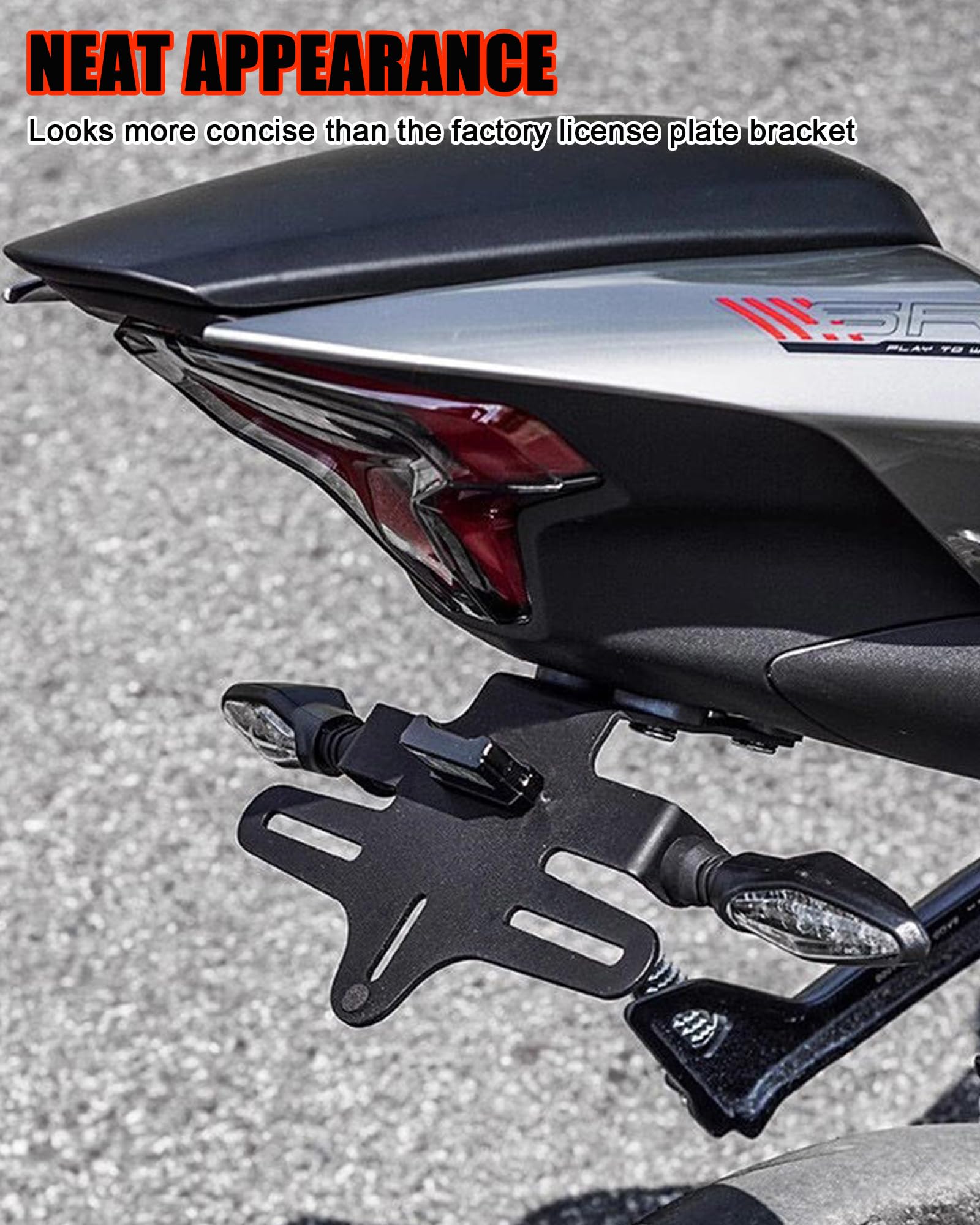 TT719 neat rear end appearance reduces clutter for a cleaner profile