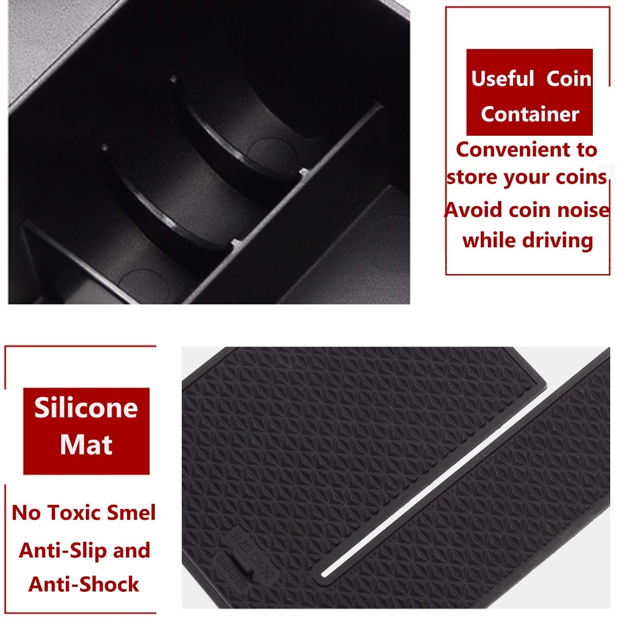 TTCR-II anti-slip pad design prevents shifting during turns.