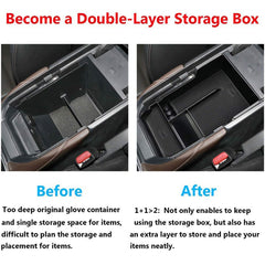 TTCR-II center armrest tray enhances cabin organization and space.