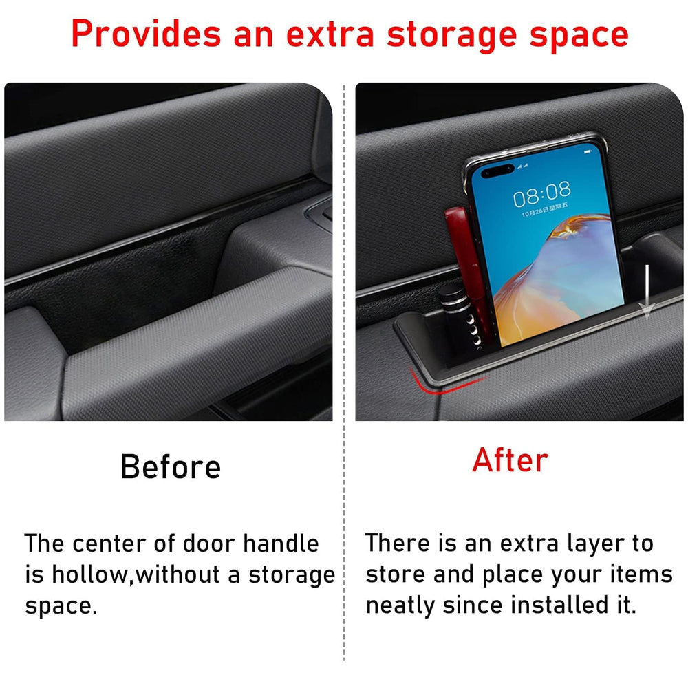 TTCR-II Ram 1500 anti-slip mat detail keeps items in place.