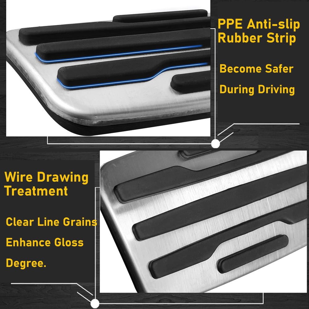 TTCR-II Yukon brake pedal cover boosts grip on wet days