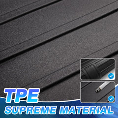 T TGBROS all-weather TPE liner adapts to seasons and resists odors.