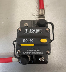 TTocas E9 side panel mount showing compact design for tight installations