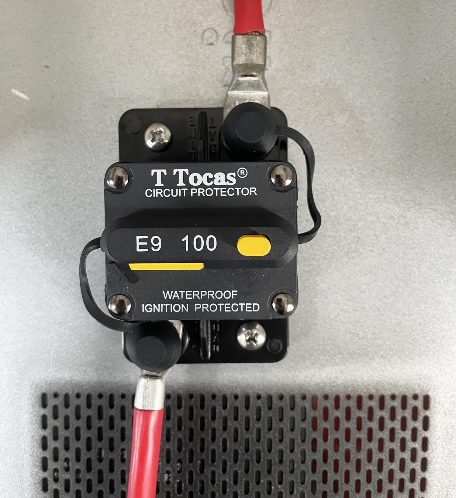 TTocas manual reset button enables quick circuit restoration.