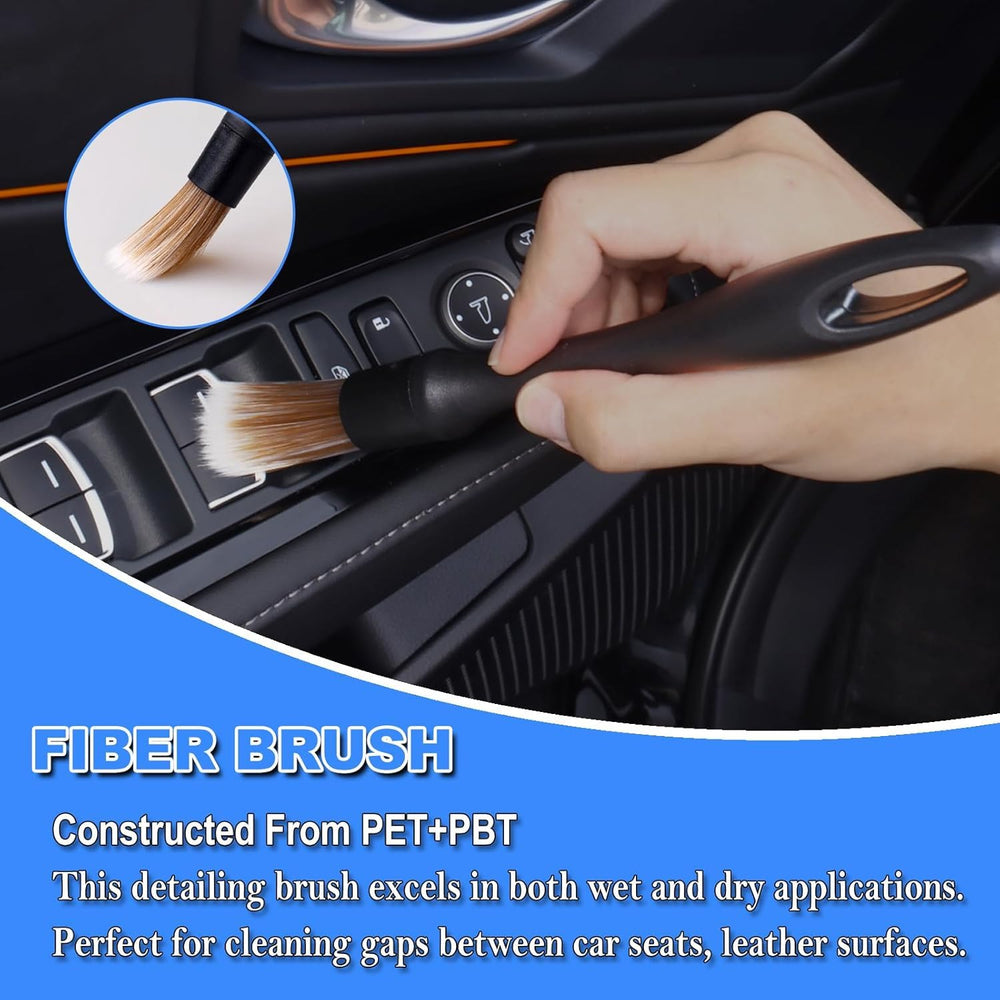 TTRCB dual-head vent brush reaching air vents, clears dust from narrow slats