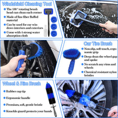 TTRCB long and short handle wheel and tire brushes reach tight gaps.