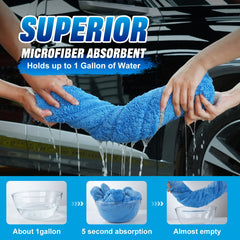 TTRCB 1400 GSM microfiber delivers high absorbency for efficient drying.