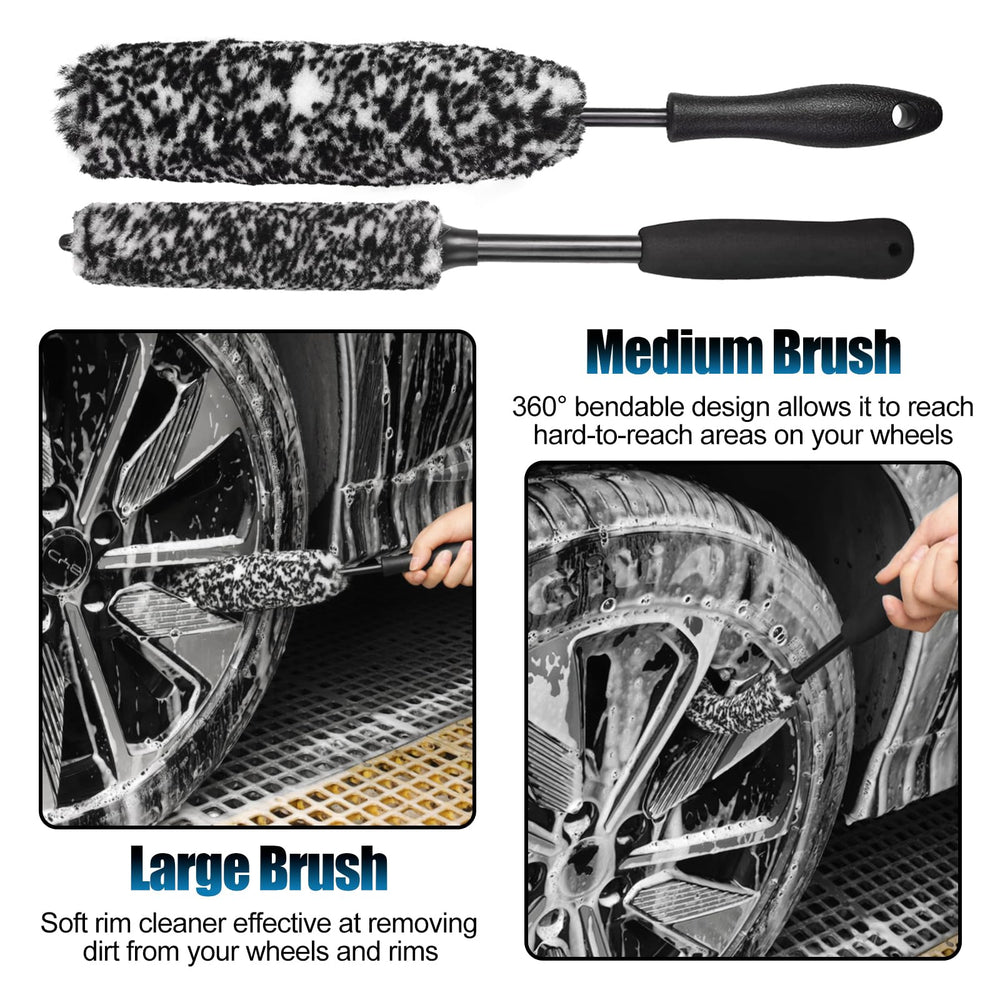 TTRCB wheel face brush reaches flat surfaces for even cleaning