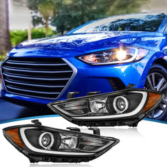 TTUN AUTO Elantra halogen-projector headlight highlights focused beam for clear night driving