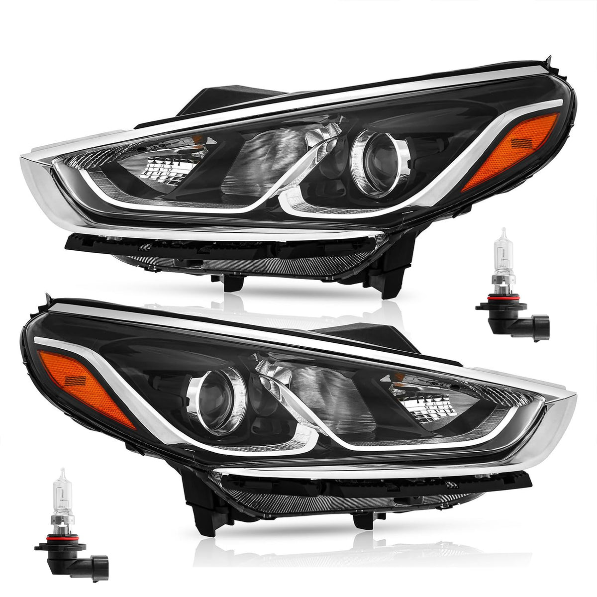 TTUN AUTO Hyundai Sonata passenger-side headlight assembly, enhanced night visibility
